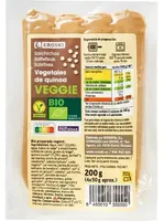 Salchichas vegetales de quinoa bio
