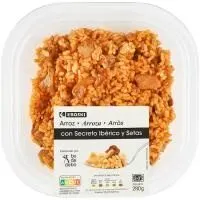Arroz Con Secreto Ibérico Y Setas