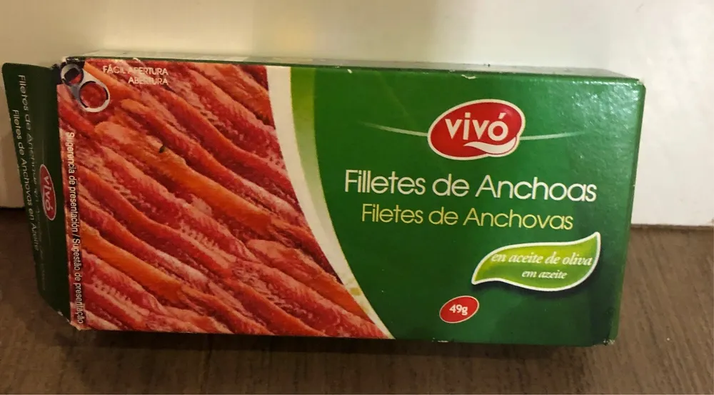 Filete de anchoa en aceite de oliva