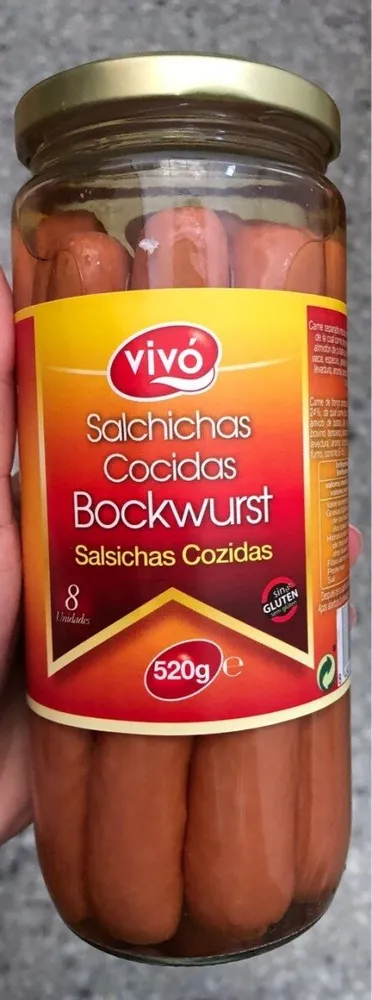 Salchichas cocidas bockwurst