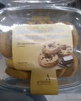 Galletas sabor a naranja con chocolate y edulcorante