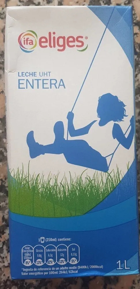 Eliges Leche UHT entera 1ltr