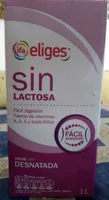 Leche desnatada sin lactosa