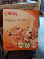 Muesli crujiente con fruta - Eliges