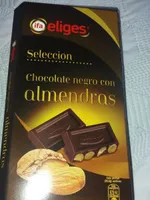 Chocolate negro con almendras