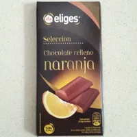 Chocolate relleno de naranja