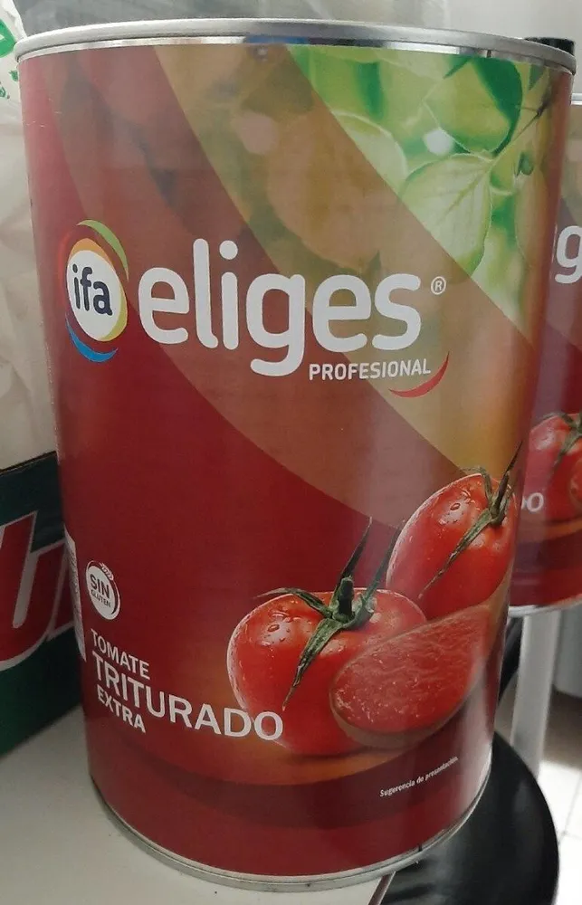 Tomate triturado extra.