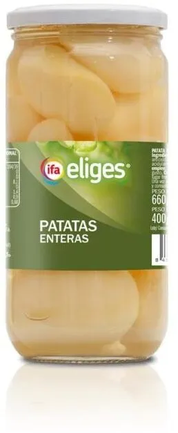 Patatas enteras
