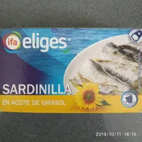 sardinillas en aceite de girasol