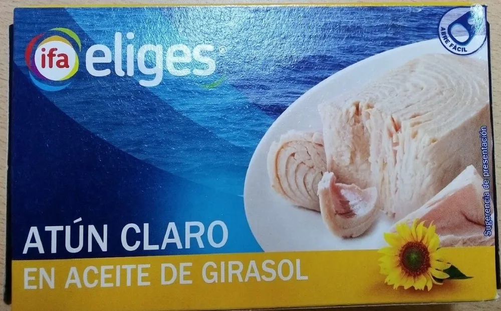 Atún claro en aceite de girasol