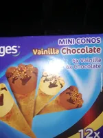 Mini conos vainilla chocolate