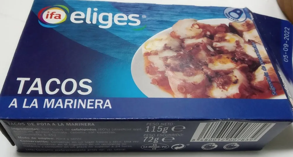 Tacos a la marinera