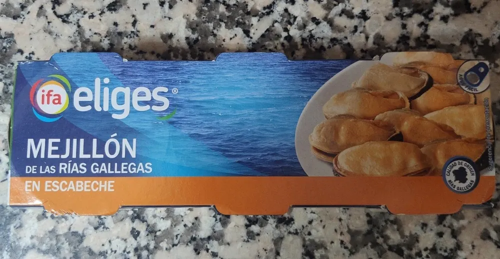 Mejillón de las rías gallegas en escabeche