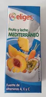Fruta y leche mediterráneo