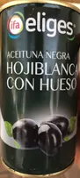 Aceituba negra con hueso
