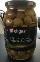 Aceituna manzanilla sabor anchoa