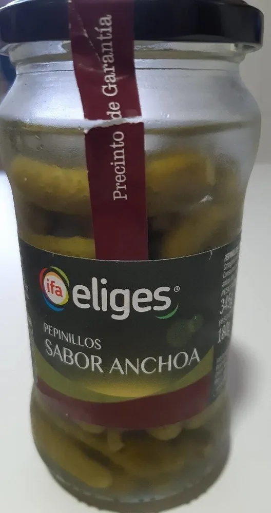 Pepinillos sabor anchoa