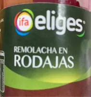 Remolacha en rodajas