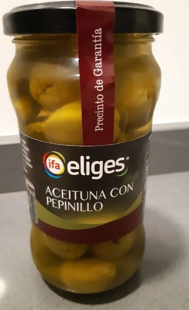 Aceituna con pepinillo