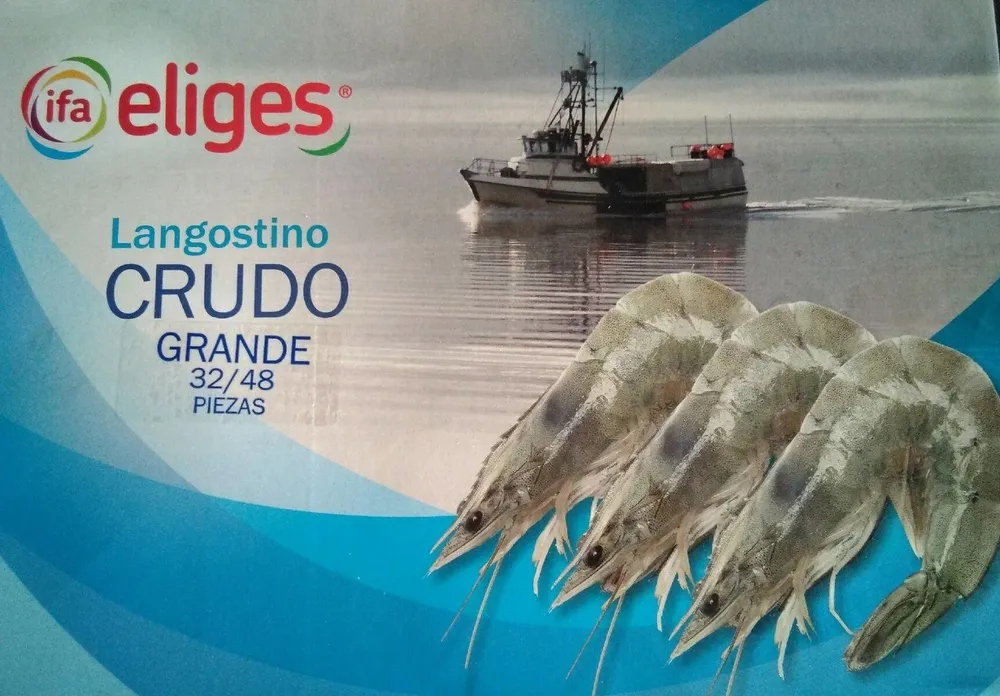 Langostino crudo