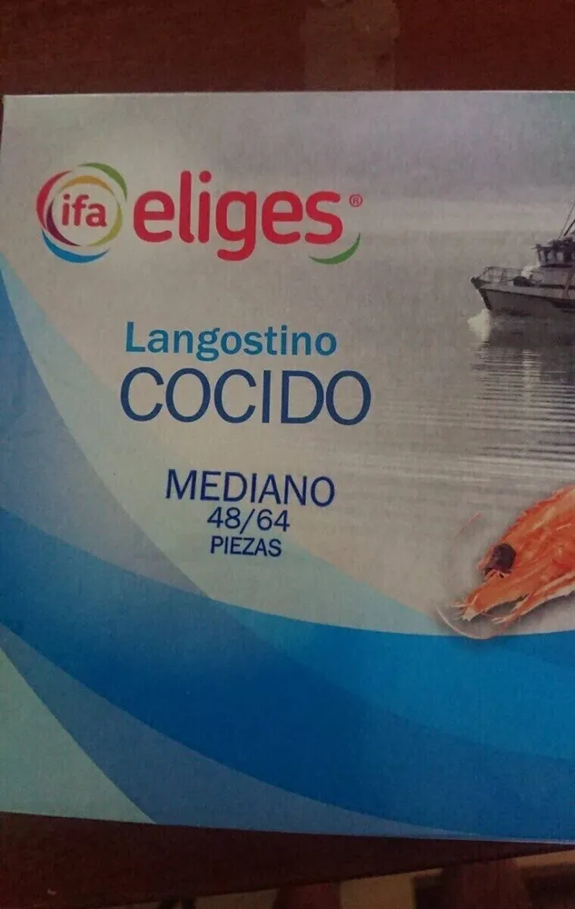 Langostino cocido mediano 48/64