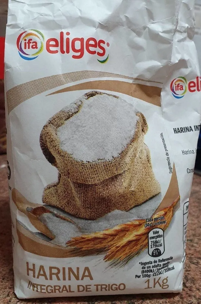 Harina integral de trigo