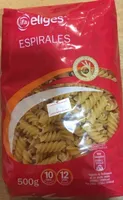 Pasta espirales