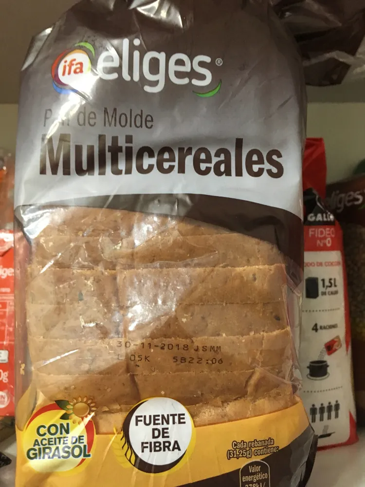 Pan de molde multicereales
