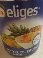Cóctel de frutas en almíbar