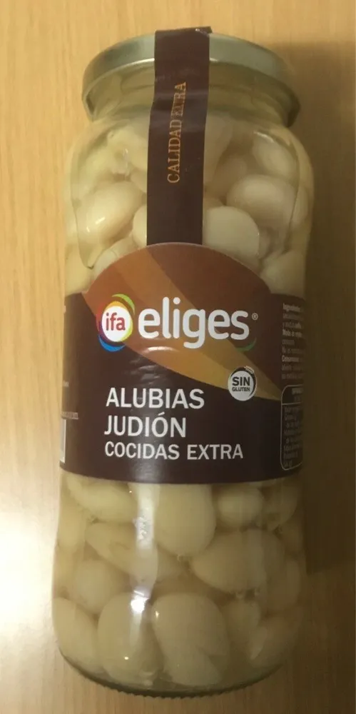 Alubias judión cocidas extra