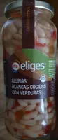 Alubias blancas cocidas con verduras