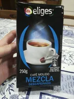 Café molido mezcla descafeinado
