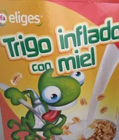 Trigo inflado con miel
