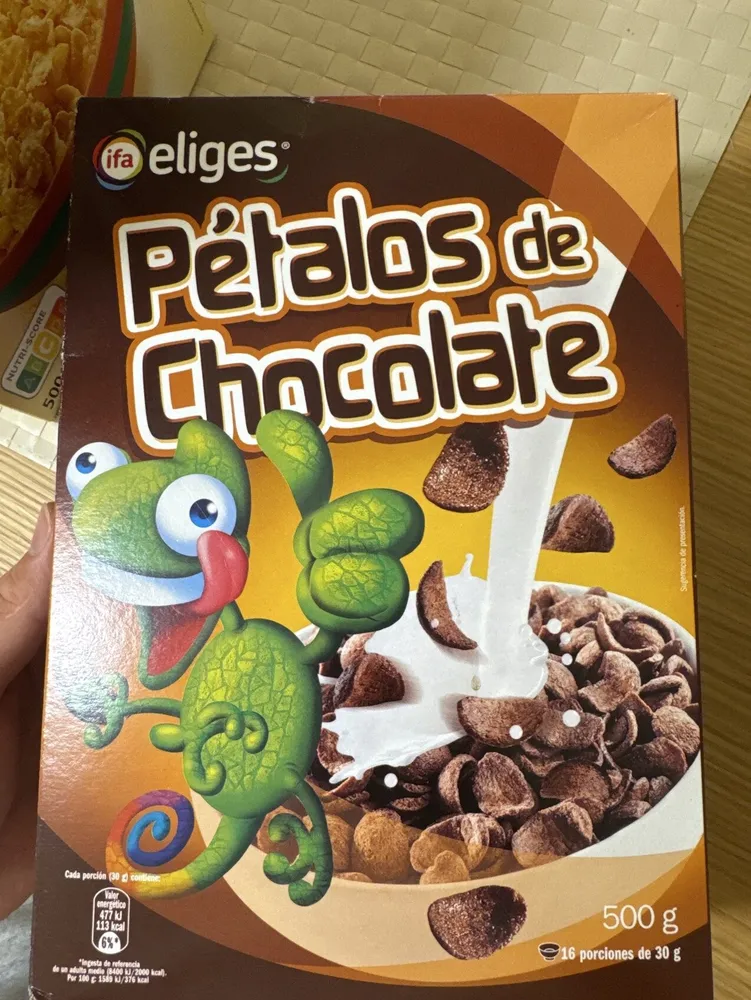 Pétalos de chocolate