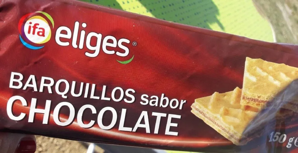 Barquillos sabor chocolate