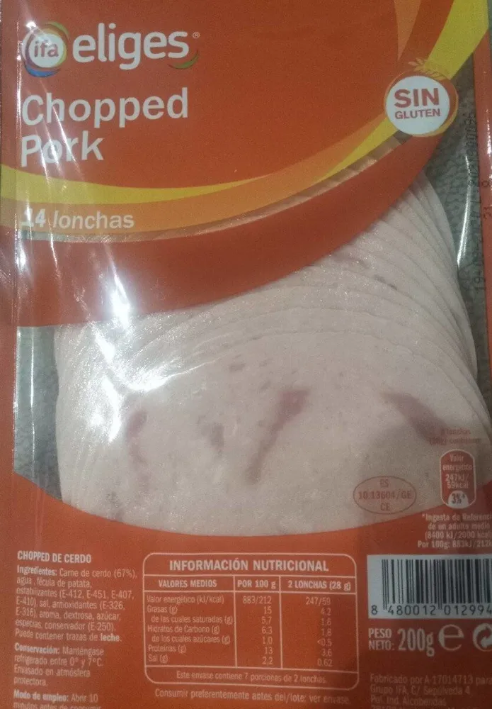 Chopped pork
