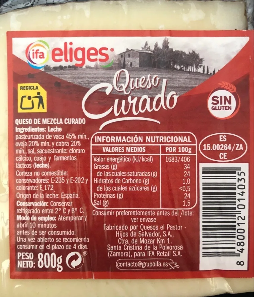 Quedo curado ifa