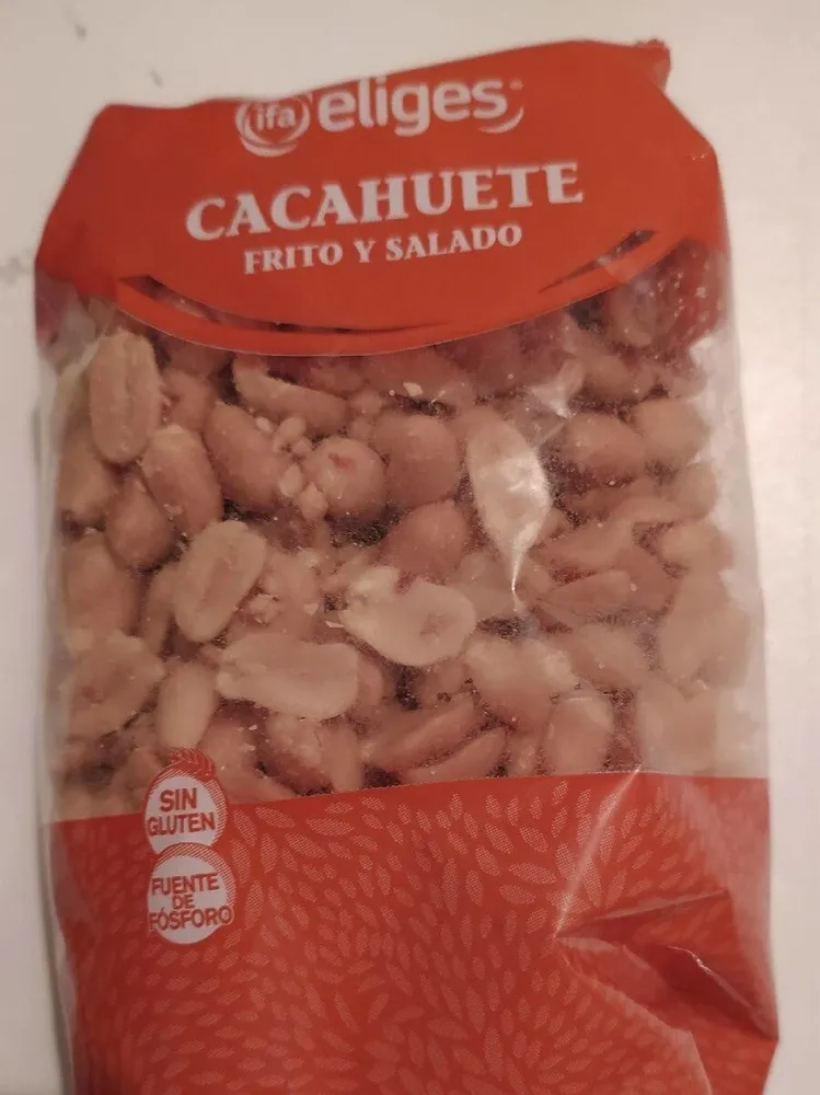 Cacahuete frito y salado