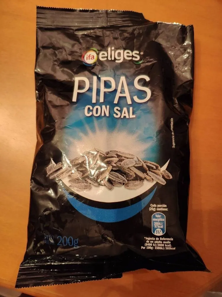 Pipas con sal