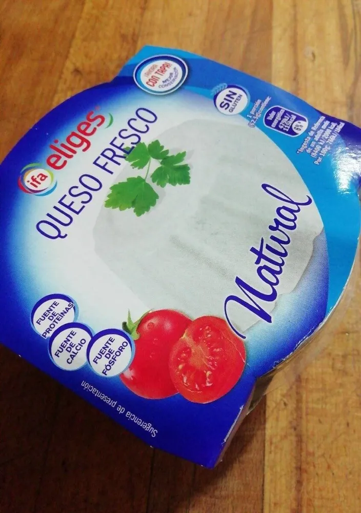 Queso fresco natural