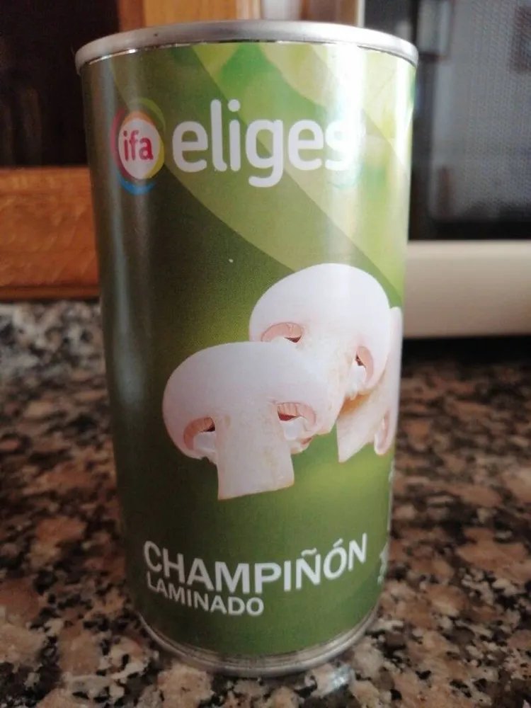 Champiñones laminados