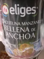Aceituna manzanilla rellena de anchoa