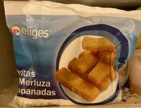 Varitas de merluza empanadas