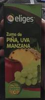 Zumo de piña, uva, manzana