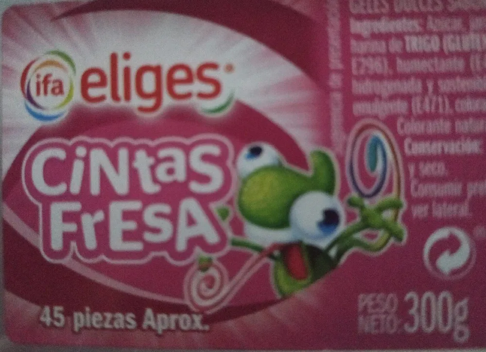 Cintas fresa