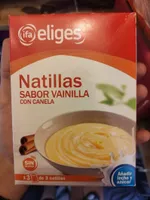 Natillas sabor vainilla con canela