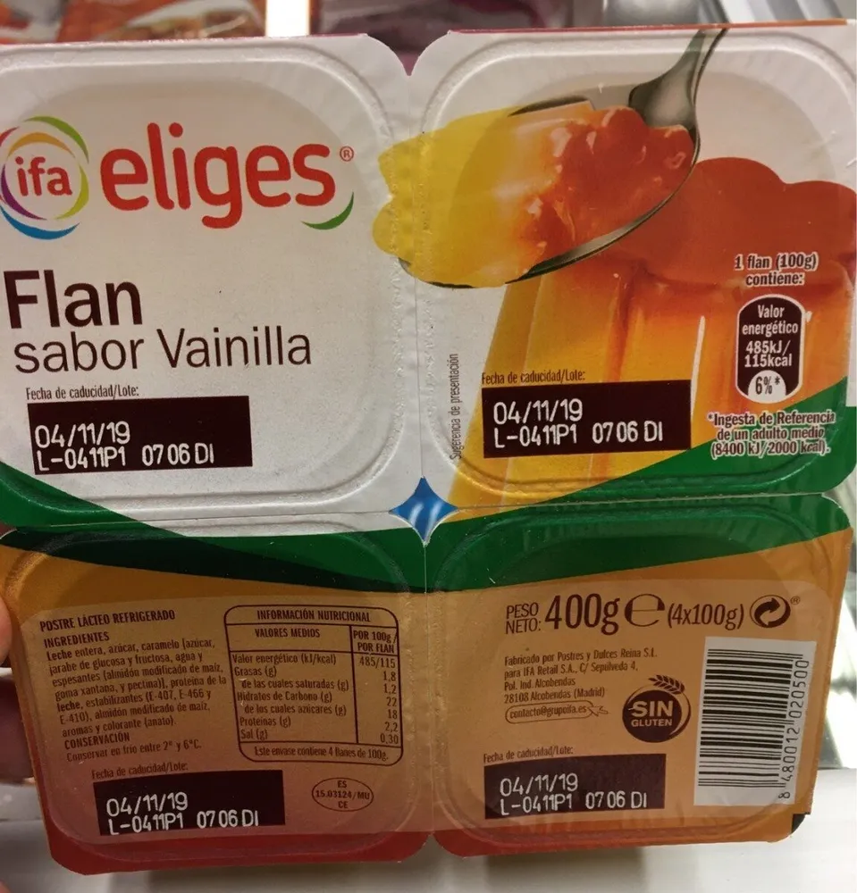 Flan De Vainilla