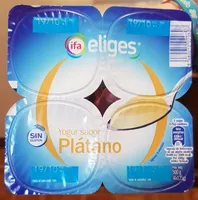 Yogur sabor plátano