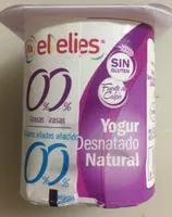 Yogur desnatado natural