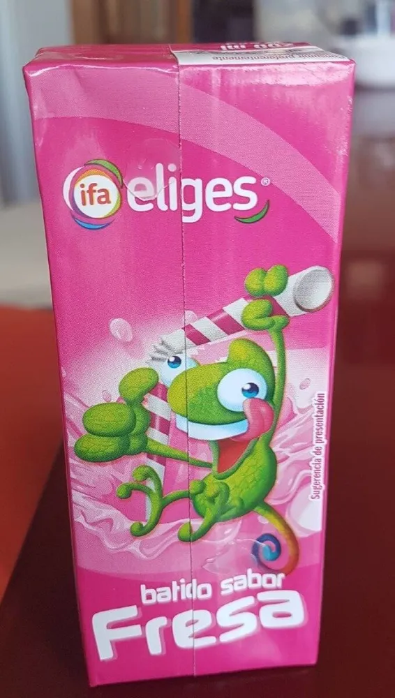 Batido sabor fresa